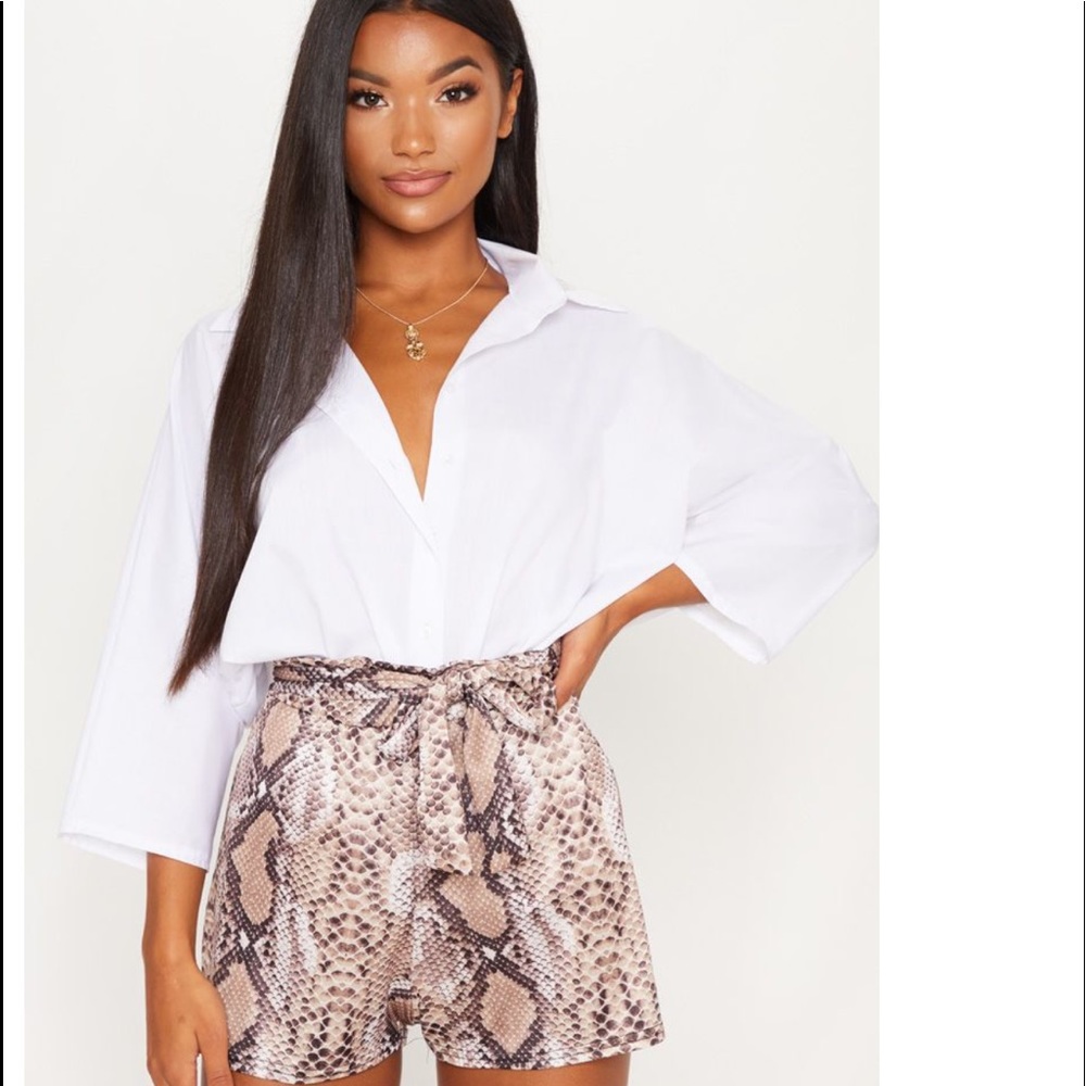 Pretty Little thing Snakeskin shorts